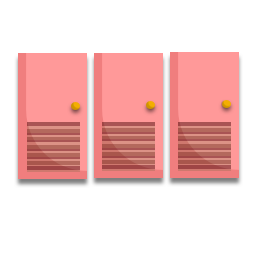 Les portes sont roses