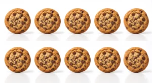 Il y a dix biscuits.