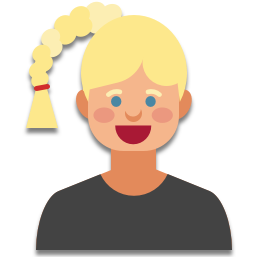 Il/elle a des cheveux blonds